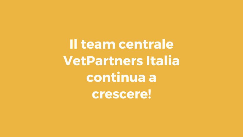 Il team centrale VetPartners Italia continua a crescere