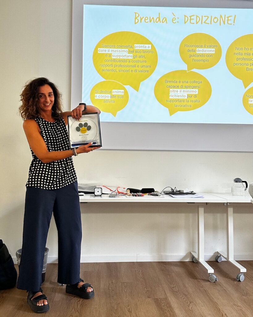 Brenda Ferriani, premio per il valore della Dedizione