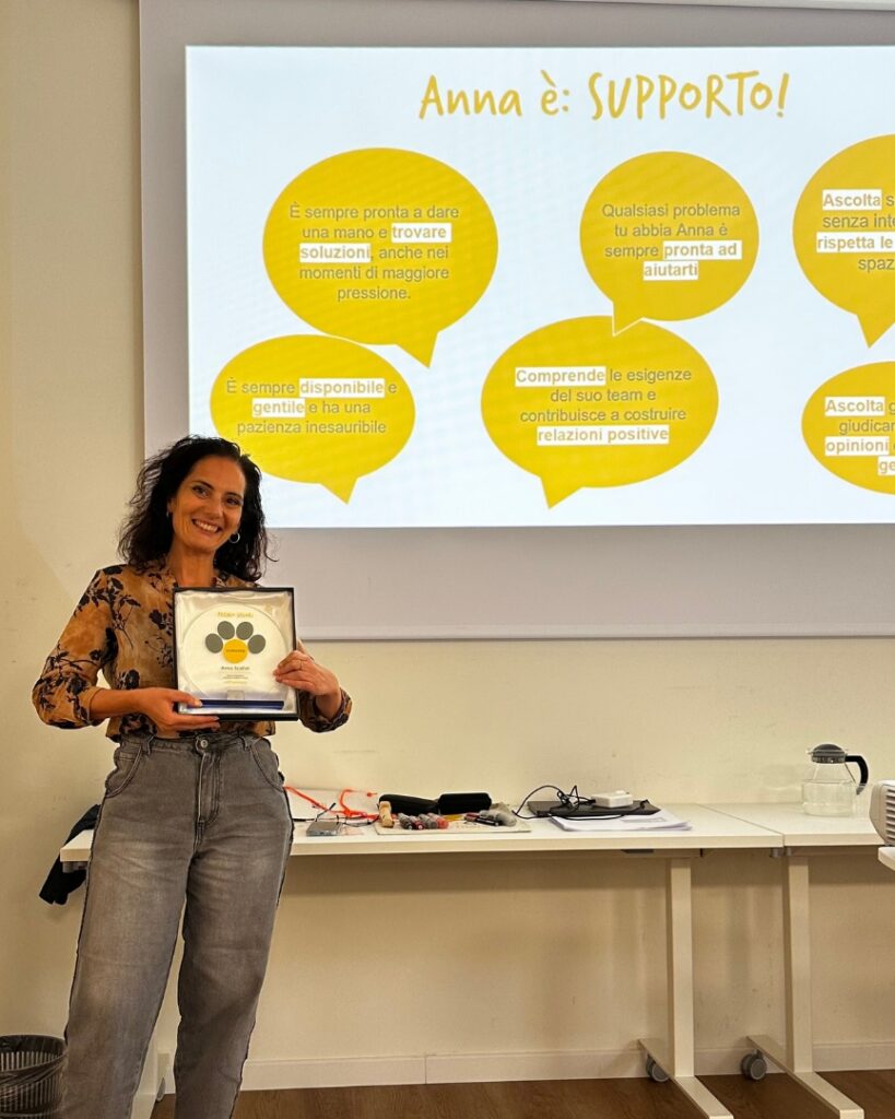 Anna Scafidi, premio per il valore del supporto