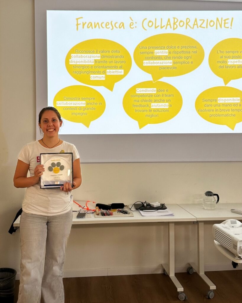 Francesca Grampa, premio per il valore della Collaborazione
