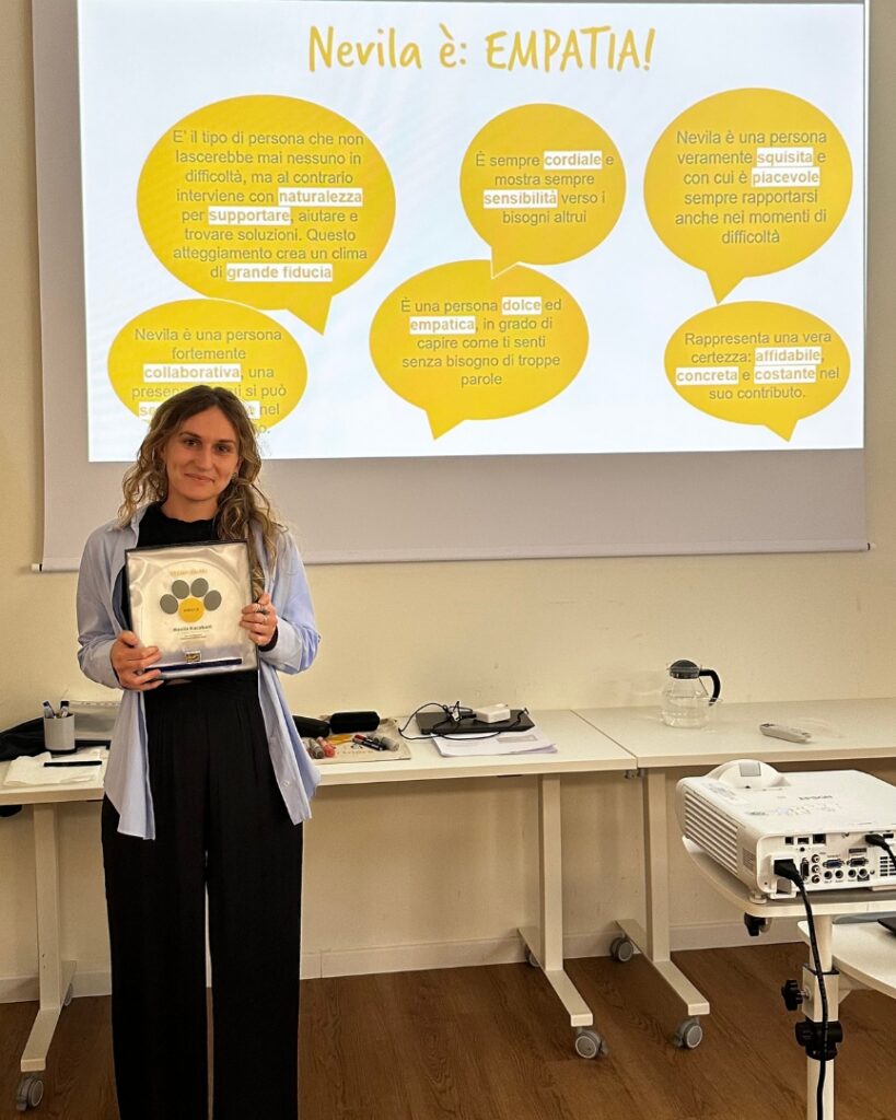 Nevila Kacabuni, premio per il valore dell'empatia