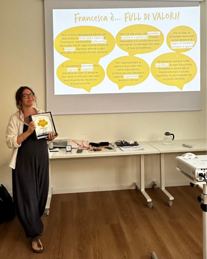 Francesca Procopio, premio per i 5 valori